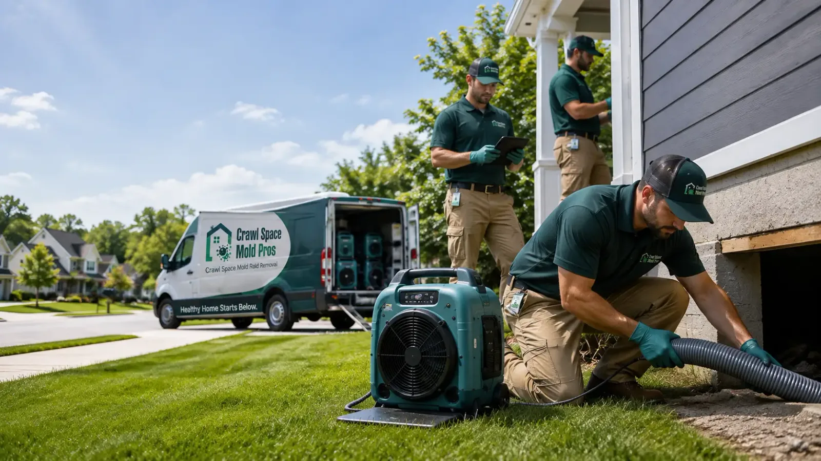 Crawl Space Mold Removal in Goshen, OH